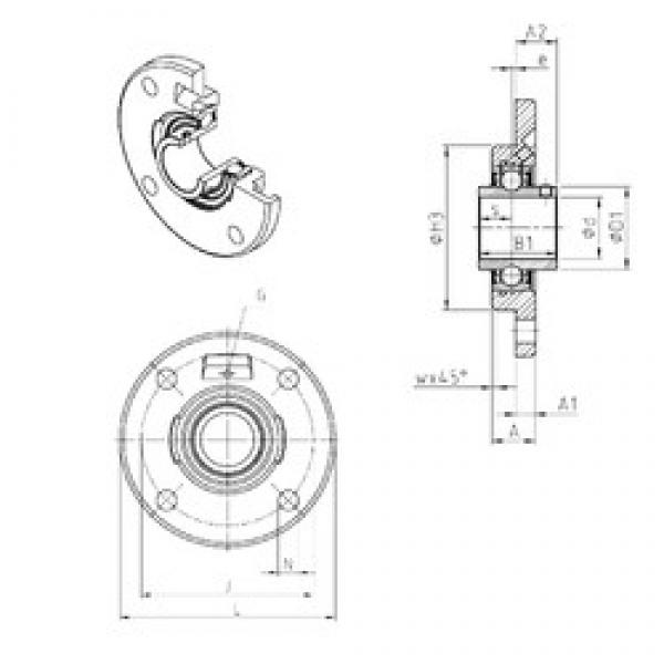 SNR UCFCE202 تحمل وحدات #1 image