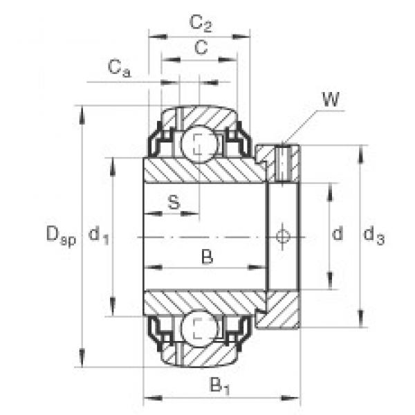 INA GE40-KRR-B-2C الكرات الأخدود العميق #1 image