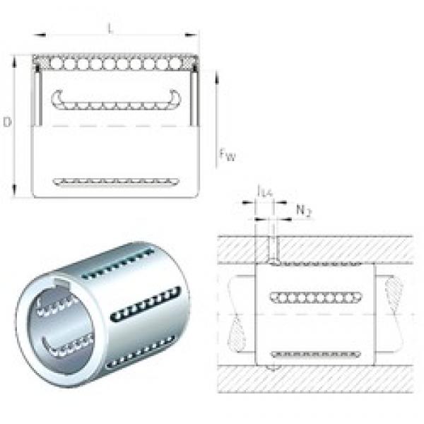 INA KH16-PP المحامل الخطية #1 image