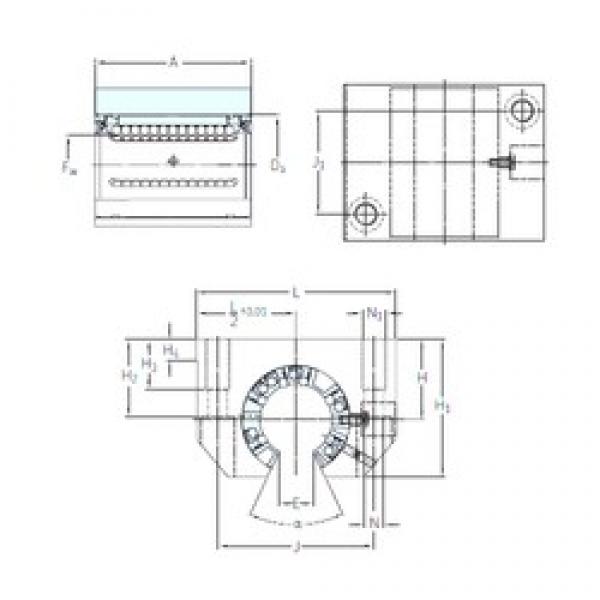 SKF LUNF 20-2LS المحامل الخطية #1 image