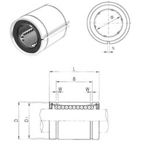 30 mm x 47 mm x 52,1 mm  Samick LME30UUAJ المحامل الخطية #1 image