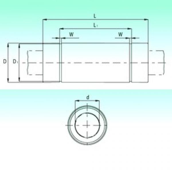 NBS KBL1257-PP المحامل الخطية #1 image