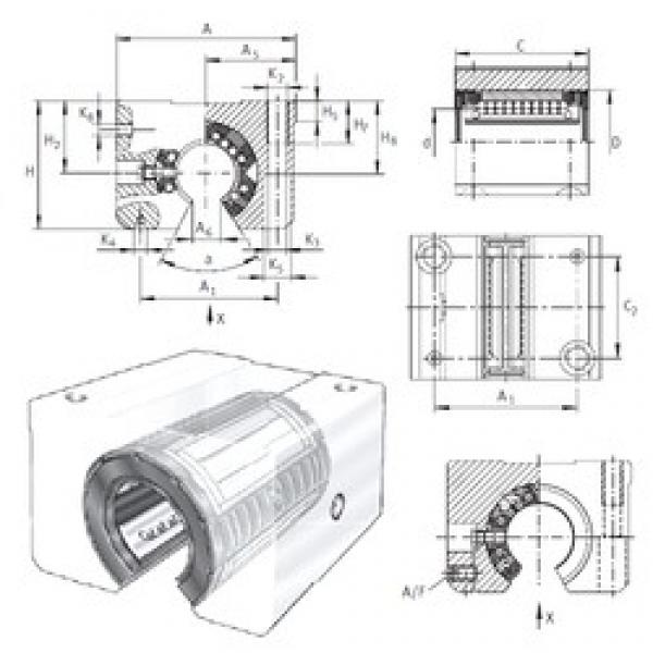 INA KGSNOS40-PP-AS المحامل الخطية #1 image