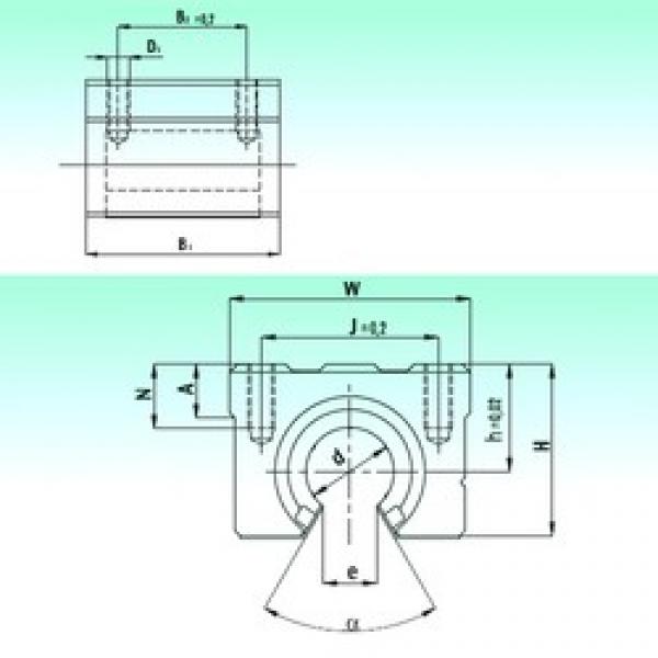 NBS SBR 25-UU AS المحامل الخطية #1 image