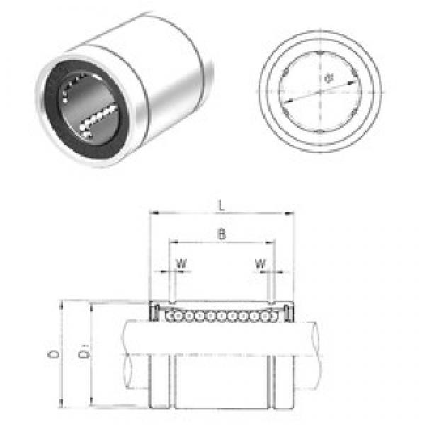 25 mm x 40 mm x 41 mm  Samick LM25UU المحامل الخطية #1 image