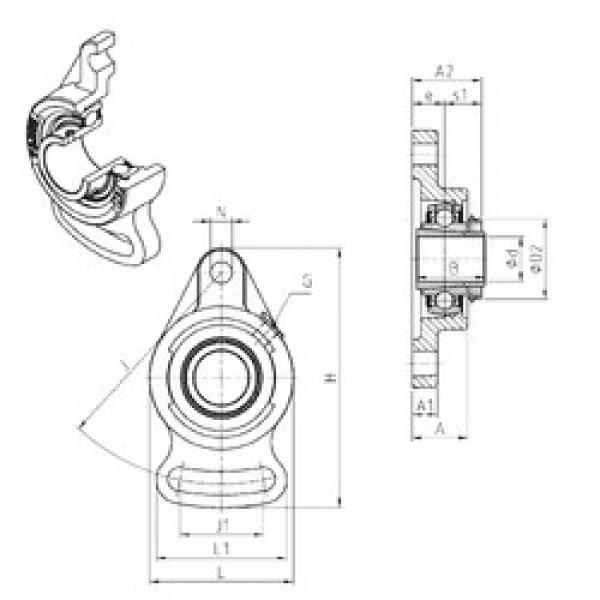 SNR UKFA207H تحمل وحدات #1 image