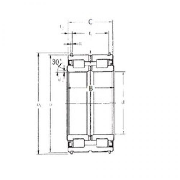 85 mm x 130 mm x 60 mm  FBJ SL04-5017NR محامل أسطوانية #1 image