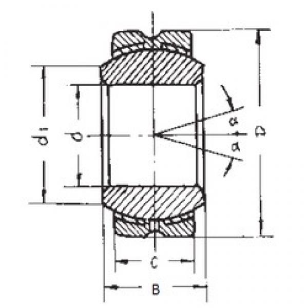 5 mm x 16 mm x 8 mm  FBJ GEBK5S محامل عادي #1 image