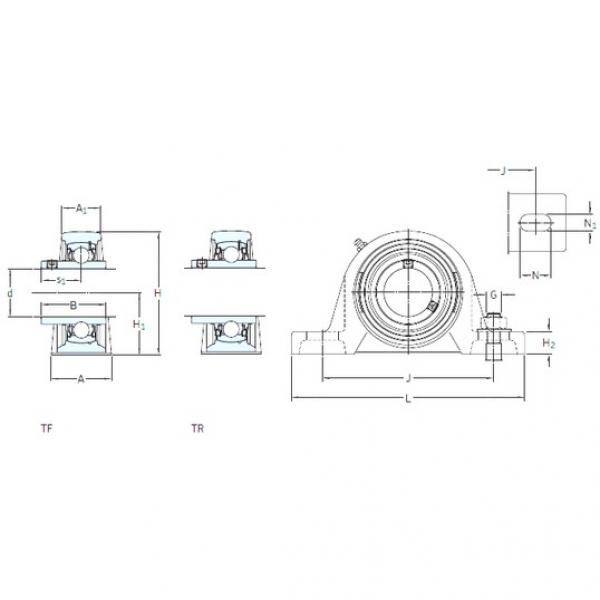 SKF SY 1.15/16 FM تحمل وحدات #1 image