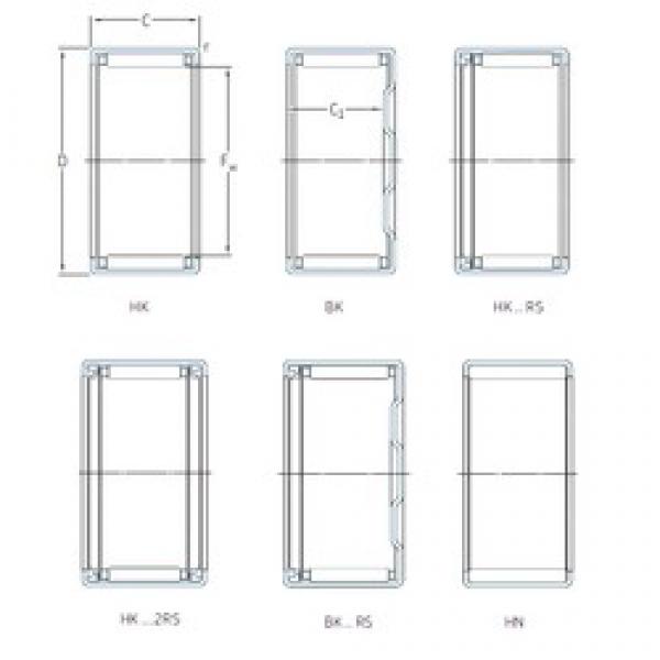 SKF HK1214RS محامل إبرة الأسطوانة #1 image