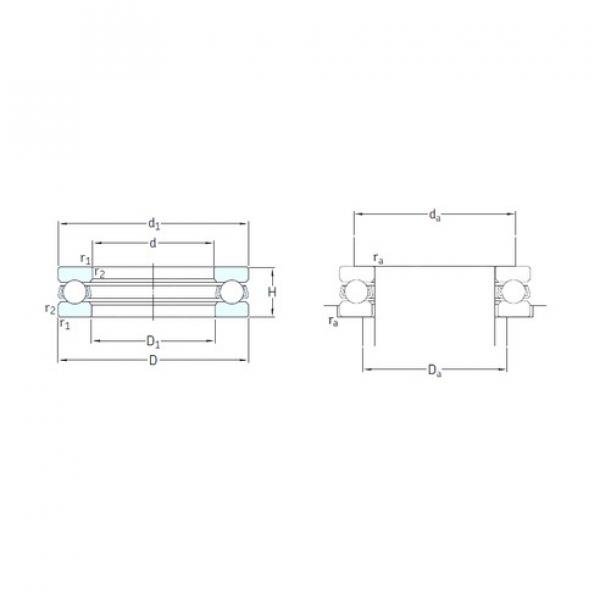 SKF 51316 فحوى الكرات #1 image