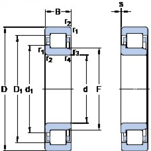 17 mm x 40 mm x 12 mm  SKF NJ 203 ECP فحوى الكرات #1 image