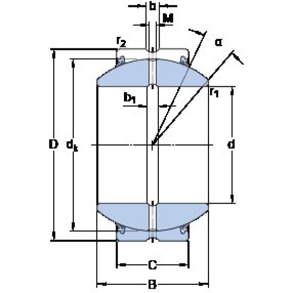 90 mm x 150 mm x 85 mm  SKF GEH 90 ES-2RS محامل عادي #1 image