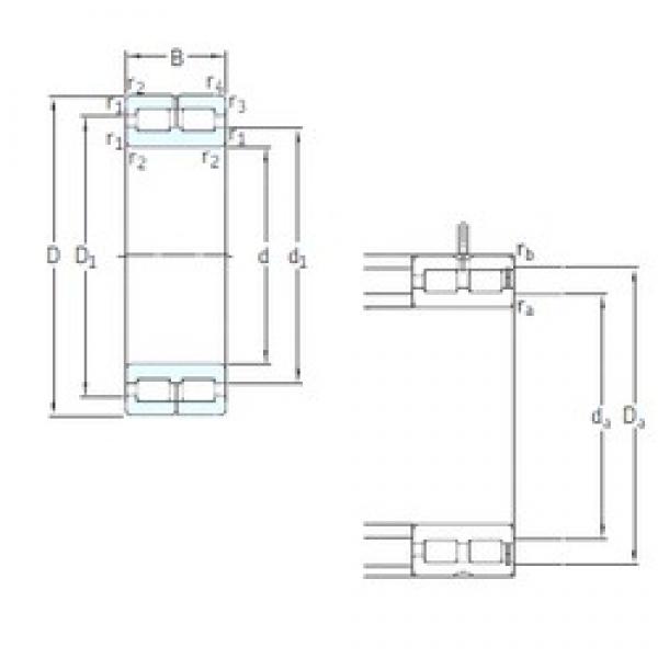 190 mm x 240 mm x 50 mm  SKF NNC4838CV محامل أسطوانية #1 image