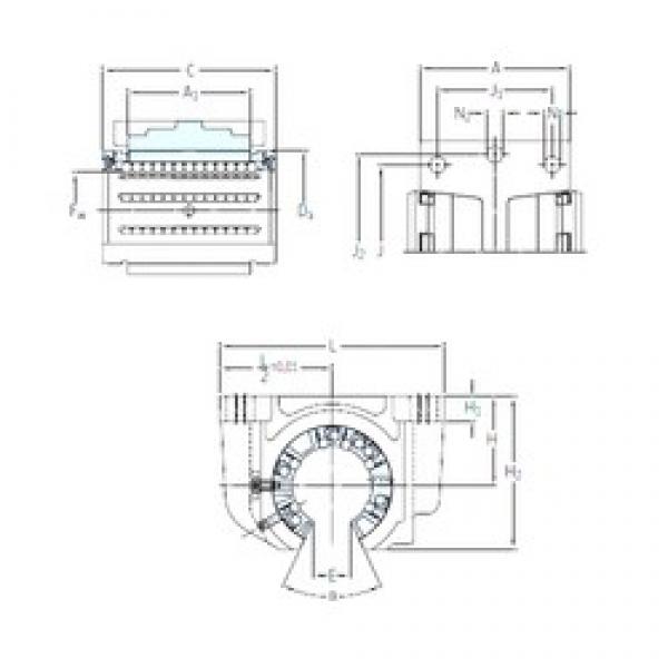 SKF LUCF 30 المحامل الخطية #1 image