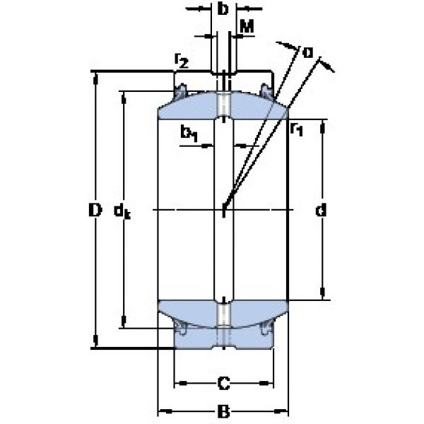 100 mm x 150 mm x 70 mm  SKF GE 100 ES-2RS محامل عادي #1 image