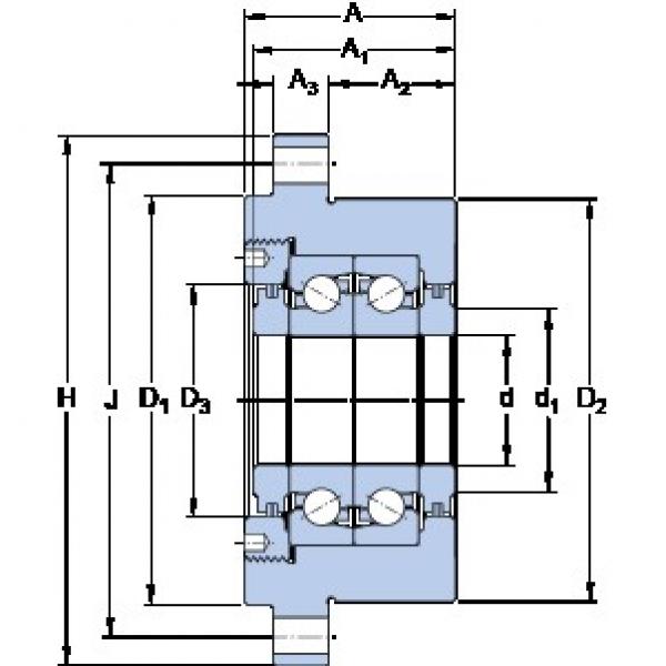 SKF FBSA 207/DF فحوى الكرات #1 image