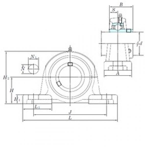 KOYO UCP203 تحمل وحدات #1 image