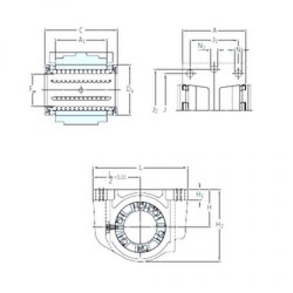 SKF LUCD 30-2LS المحامل الخطية #1 image