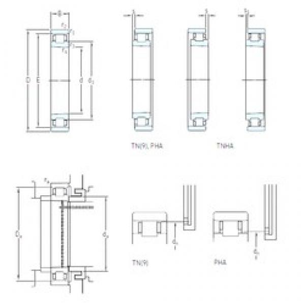 55 mm x 90 mm x 18 mm  SKF N 1011 KPHA/SP محامل أسطوانية #1 image