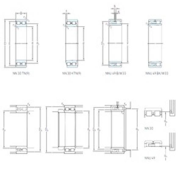 35 mm x 62 mm x 20 mm  SKF NN 3007/SP محامل أسطوانية #1 image