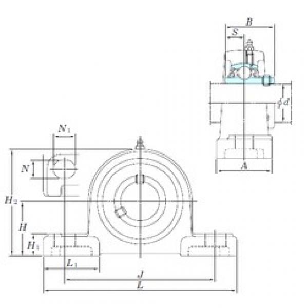 KOYO UCP206SC تحمل وحدات #1 image