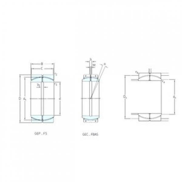 500 mm x 710 mm x 355 mm  SKF GEP500FS محامل عادي #1 image