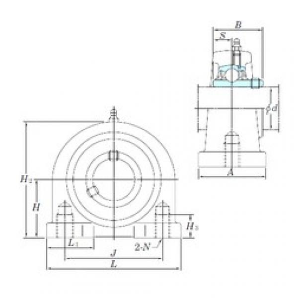 KOYO UCPA209-26 تحمل وحدات #1 image