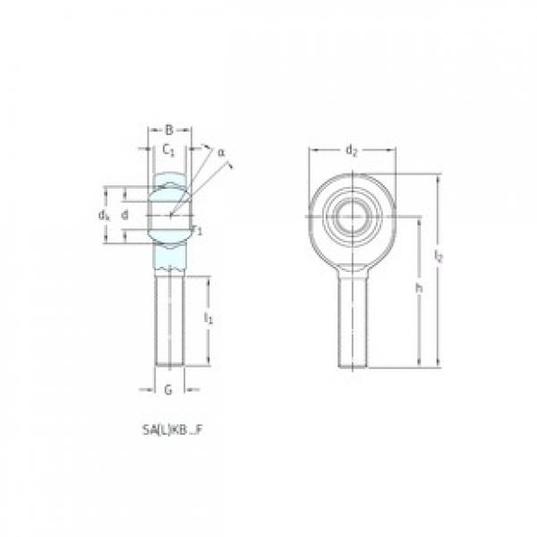 SKF SAKB16F محامل عادي #1 image